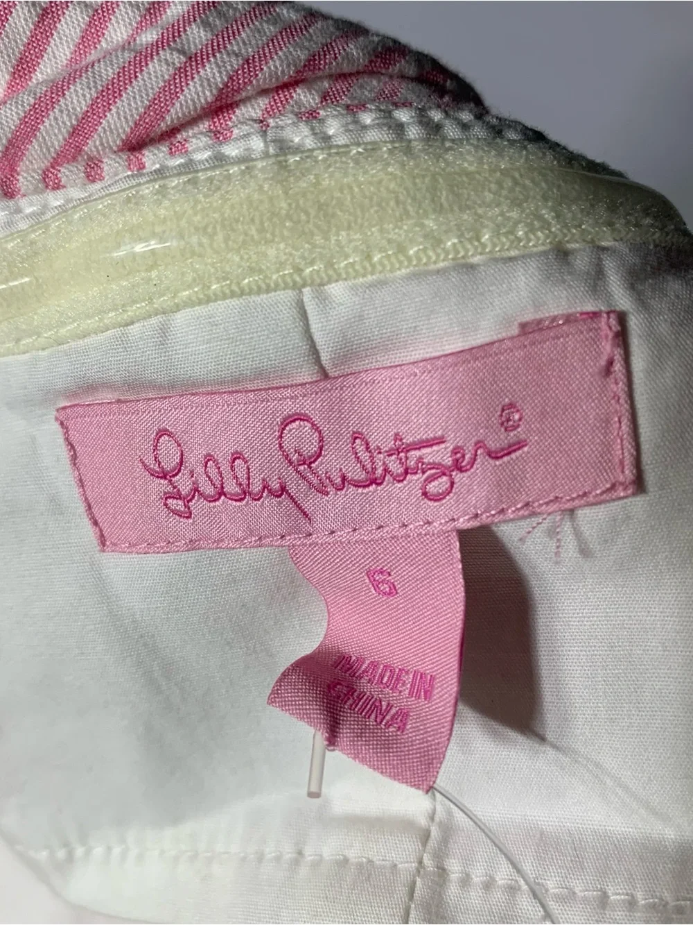 Lilly Pulitzer pink seersucker strapless dress 🎀 - Picture 5 of 7